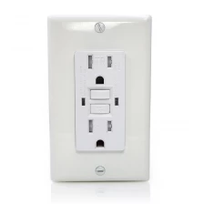 China GFCI outlet receptacle 125V 15amp electrical socket TR with protecting American GFCI Sockets (Self-Test) manufacturer