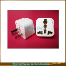 China Handige Protable universele eu ons plug 3 polige stekker adapter SE-UA5 fabrikant