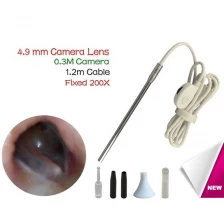 China Médico endoscópio USB 4.9 milímetros lente para orelha nariz para OTG Android Phone PC endoscópio inspeção otoscópio câmera endoscópio fabricante
