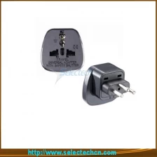 China Safe Multi Swiss Travel Plug Adapter Met Security Gate SES-11A fabrikant