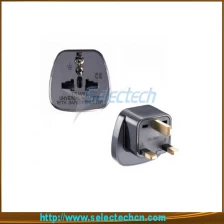 China Safe multi Universal Um 3 Pin Stecker Adapter Uk Eu Mit Security Gate SES-7 Hersteller