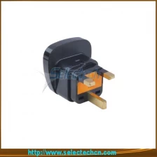 China Safe Multi-serie 13A Universal India naar UK Plug Adapter Met Security Gate SES-7F fabrikant