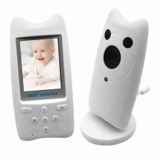 China Casa inteligente 2,4 GHz sem fio de 2,4 polegadas LCD Display Night Vision Baby Monitor com a tomada de foto e monitoramento de temperatura fabricante