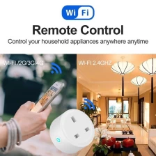 China EUA Tomada inteligente Wi-Fi Controle Remoto Timing on / off O Power Samrt Início plugue Elétrico Mini Suporte Soquete Alexa Google fabricante