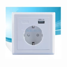 Chine Prise Schuko USB-21 / 21B prise française type Plaque murale Chargeur USB fabricant