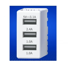 porcelana Módulo cargador USB 3 puertos USB receptáculo 5V 3.1A fabricante