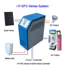 China IP-SPC Low Frequency Solar Power Inverter mit eingebautem Solarladeregler 350W Hersteller