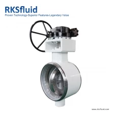 China API 598 DN800 CF8 Butt-weld type metal three offset butterfly valve manufacturers price manufacturer