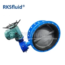 China API609 Double Flange Resilient Seat Butterfly Valve DN800 PN10 in Desalination manufacturer