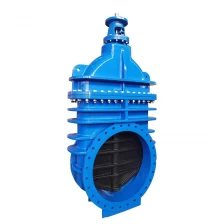 중국 Chinese gate valve large diameter cast iron resilient soft seated sealing flange gate valve factory price list 제조업체