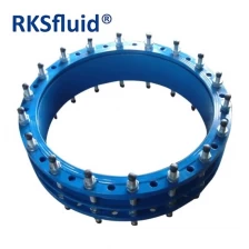 Chine Dn800 Dn900 Dn1000 Dn1200 Dn1400 ISO2531 Blue Fusion Bonded Epoxy Bonded Iron GGG50 Bride Expansion Bride Dismantling Joint Pn10 Pn16 Pn25 fabricant