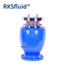 ประเทศจีน RKSfluid DN100 วาล์วปล่อยอากาศแบบเจาะเต็มเหล็กดัด PN10 PN16 สำหรับน้ำ ผู้ผลิต