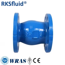 China RKSfluid PN16 nozzle check valve ductile iron DN80 3“ flange silent check valve price manufacturer