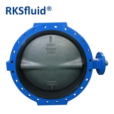 China RKSfluid chinese valve large size DN800 PN10 flanged cast iron butterfly valve manufacturer manufacturer