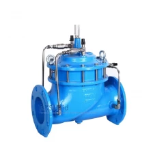China RKSfluid Fabrikpreis Abwasserkontrollventil PN16 Duktiler Eisendruckreduzierungsventil 4 Zoll Hersteller