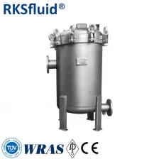 Chine Traitement de l'eau en acier inoxydable SS316 Système de filtration de poche fabricant