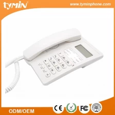 중국 기본 호출자 ID 무료 로고 인쇄 (TM PA135)와 유선 된 비즈니스 전화 제조업체
