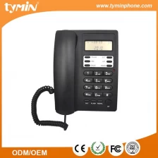 China Aliexpress 2019 Best Selling Basic Caller ID Corded Business Phone with Free Logo Printing Factory (TM-PA135) manufacturer