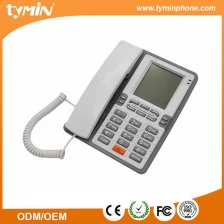 중국 높은 품질 단일 라인 유선 된 집 전화 슈퍼 LCD 디스플레이 (TM-PA076)로 설정 제조업체