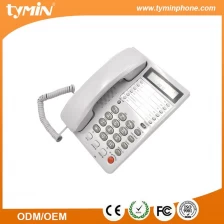 Κίνα ΝΕΟ Επιτοίχιο καλώδιο τηλεφωνικής γραμμής σταθερής τηλεφωνικής γραμμής με αναγνωριστικό κλήσης LCD (TM-PA099) κατασκευαστής
