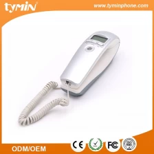 Cina Piccolo display LCD identificativo del chiamante Telefono slimline P / T commutabile e montabile a parete (TM-PA051) produttore