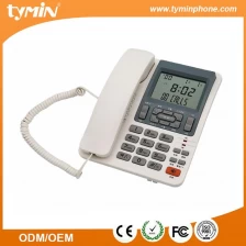 China Wholesale White Color FSK/DTMF Super LCD Phone for Home (TM-PA079) manufacturer