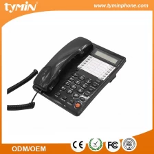 중국 FSK / DTMF 발신자 시스템 (TM-PA002)이있는 3 자 통화 기본 2 회선 전화 제조업체