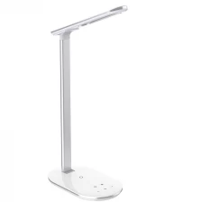 China Aluminum Alloy Folding Wireless Charging LED Desk Lamp With Timer Power-off and Qi Wireless Charger USB-A Output Charging (MH-Q910) manufacturer