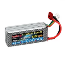 Китай Литий-полимерный аккумулятор 14.8V 5200mAh 40C производителя