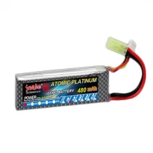 Китай Литий-полимерный аккумулятор 7.4V 480mAh 20C производителя