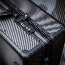 Chiny Dostawa fabrycznie walizka z włókna węglowego wysokiej klasy bagażnik wykonany z włókna węglowego producent