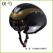 China In-mold customised time trial aero cyclist helmet with CE AU-T01 manufacturer
