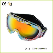 China QF-S709B Anti-fog big spherical professional ski glasses snowboard goggles manufacturer