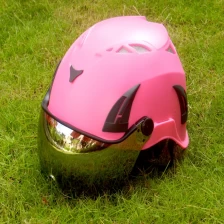 China safety helmet with CE EN-397, safety helmet supplier china, gardener's PPE safety helmet goggles manufacturer