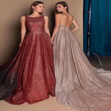 China Kralen avondjurk 2019 Lange mouwen toga Zeemeermin Luxe bruiloft kledingstuk fabrikant