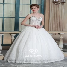 الصين مطرز الصين ترى من خلال مشد العنق حبيبته ثوب زفاف الأميرة الشركة المصنعة الصانع