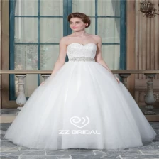 Chine Hot vente chérie dentelle décolleté perlé robe de bal robe de mariée 2016 fabricant fabricant