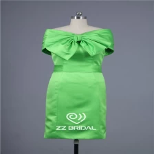 Chine Robe de soirée courte belle gaine de longueur genou vert avec le fournisseur de bowknot fabricant