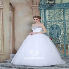 Chine Immobilier images chérie perles décolleté ébouriffé princesse robe de mariée 2015 fabricant fabricant