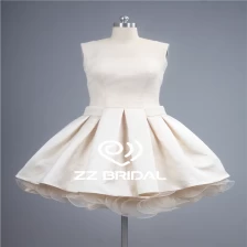 中国 缎步v型后背蓬蓬裙欧根纱短款晚礼服 制造商
