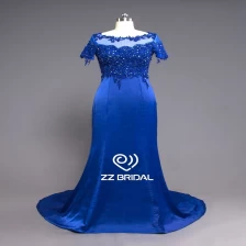 Chine ZZ Bridal bateau cou bretelles perles sirène longue robe de soirée fabricant