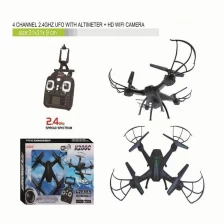 China 2.4GHz K200C-HW7 WIFI RC Drone With 2.0MP Camera Altitude Hold Headless Mode manufacturer