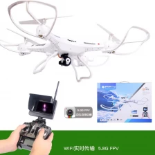 中国 大尺寸的5.8GHz RC FPV无人机四轴飞行器与200万像素的摄像头和液晶屏控制器 制造商