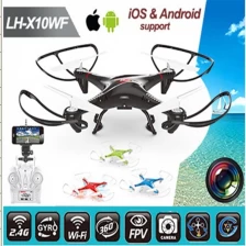 China Medium Size RC Drone With Camera 2.4GHz 6 Axis RC Quad copter With LED Headless Mode Wifi Real Time Transmission manufacturer