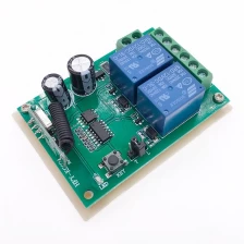 porcelana Receptor de relé de 2 canales 433 mhz Interruptor de control remoto inalámbrico Rf fabricante