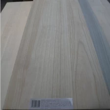 Cina 18mm bleached paulownia edge glued panel in supermarket produttore