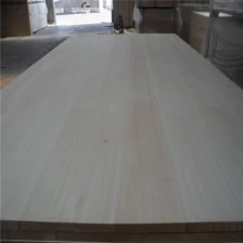 Chine 20/27MM Bleached paulownia edge glued board used for coffin door frame fabricant