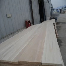 porcelana 4x8 solid wood paulownia wood board china timber buyers fabricante