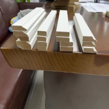 中国 China Wholesale White Primed Pine Wood MDF Baseboard Skirting Board Cornice Moulding メーカー