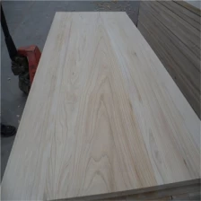 China Edge glued paulownia solid wood boards manufacturer
